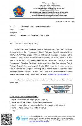 FESTIVAL DUTA DESA GEN Z TAHUN 2026